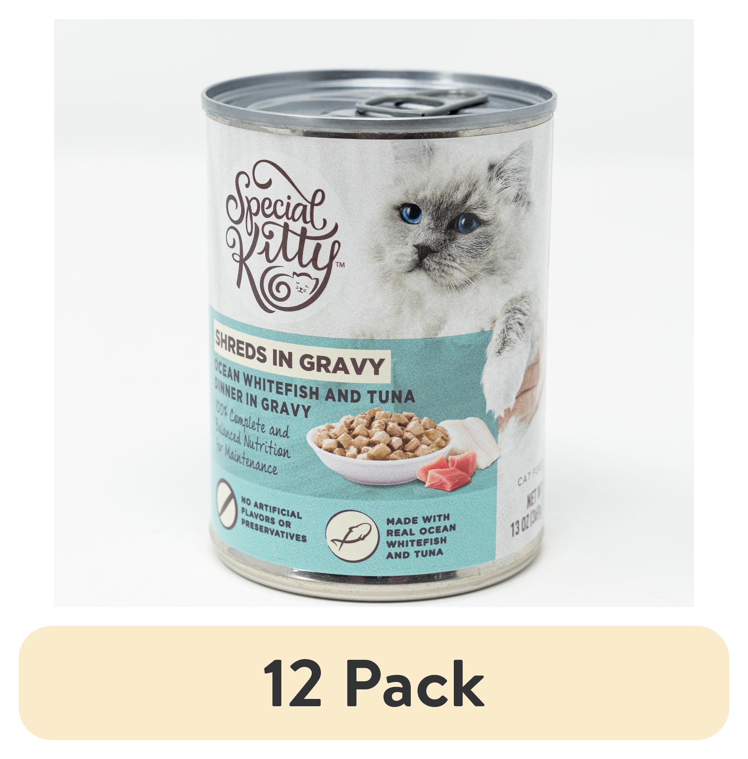 (12 pack) Special Kitty Ocean Whitefish and Tuna Wet Cat Food, 13 oz Can