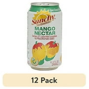 (12 pack) Sunchy Mango Nectar, Juice, 11.5 oz Can