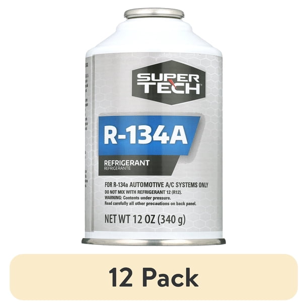 12 pack) Super Tech R-134a Refrigerant, 12 oz. - Walmart Business