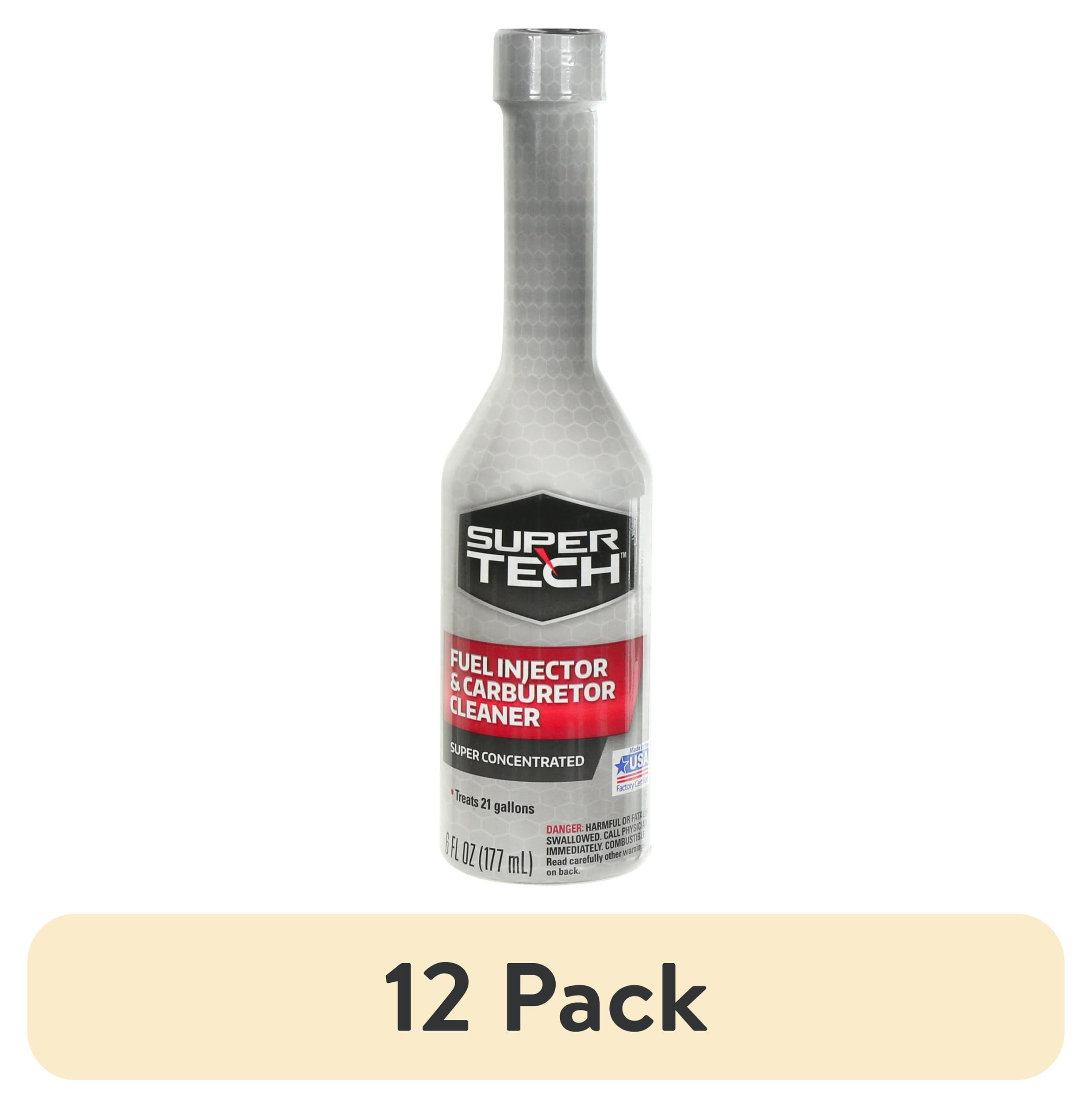 (12 pack) Super Tech Super Concentrated Fuel Injector and Carburetor Cleaner, 6 fl Oz, 1 Count