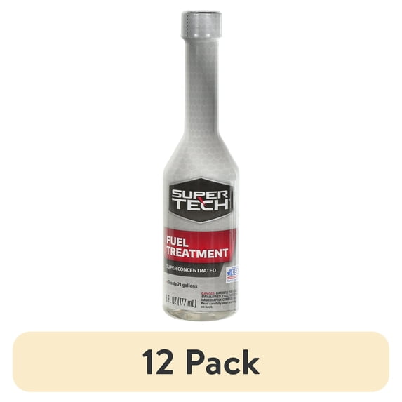 (12 pack) Super Tech Super Concentrated Fuel Treatment, 6 fl oz (0.375 lb)
