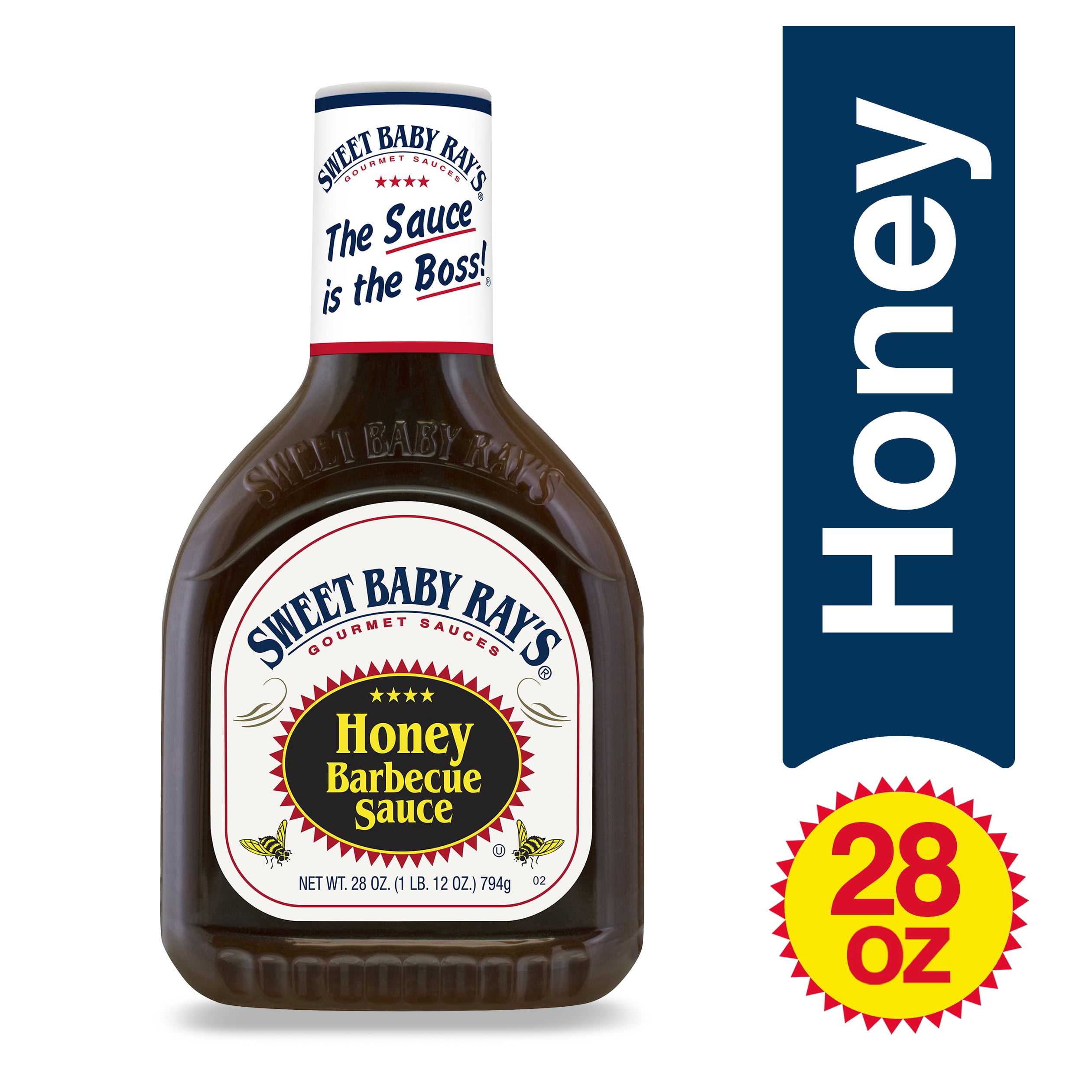 (12 pack) Sweet Baby Ray's® Honey Barbecue Sauce 28 oz