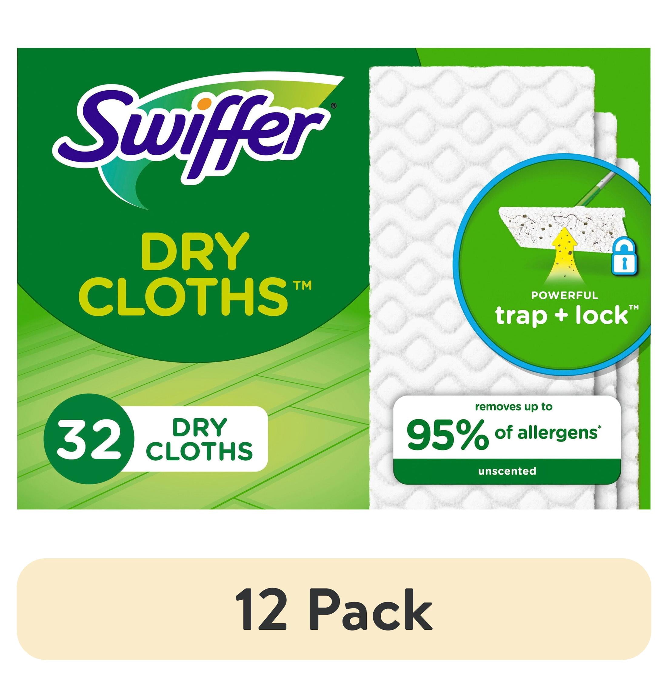 (12 pack) Swiffer Sweep + Mop, Dry Pads Refill, Floor Cleaner, Cleaning ...