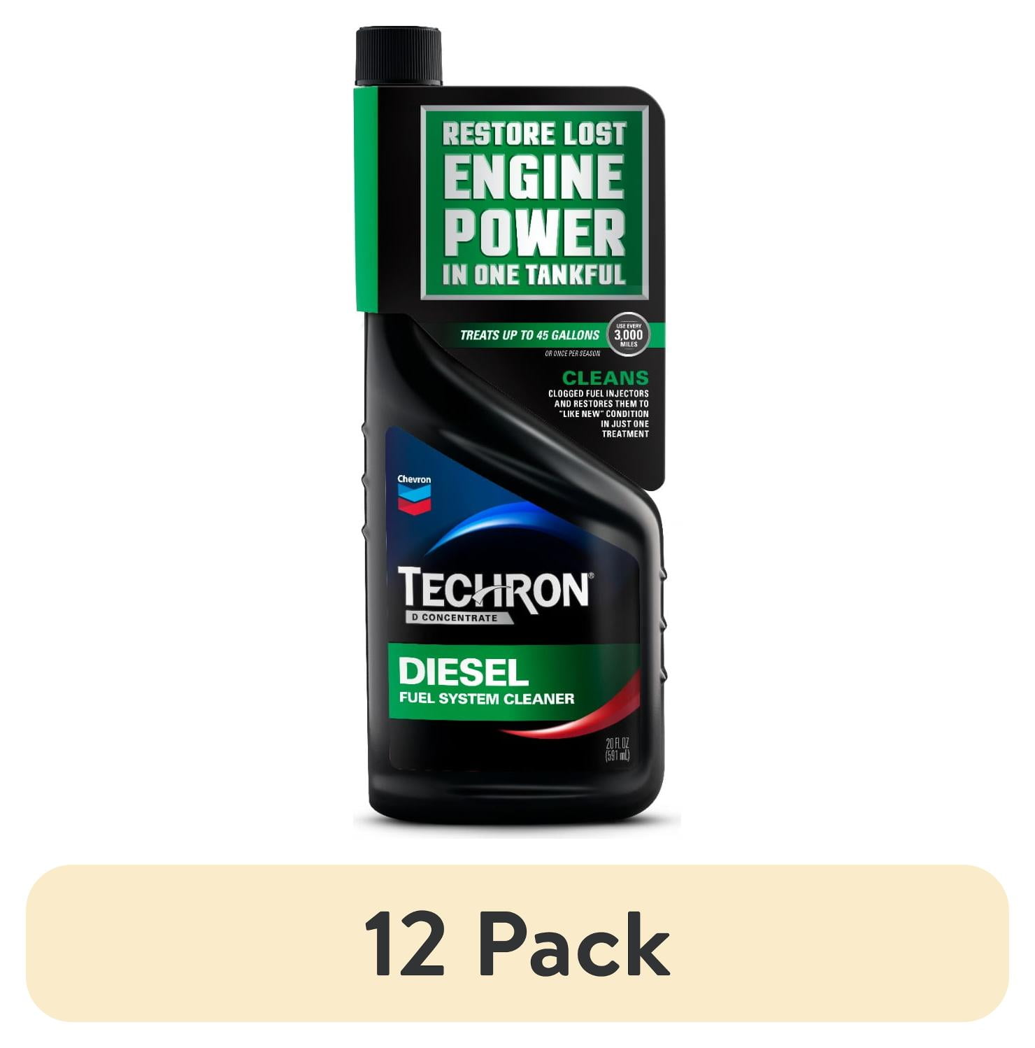 (12 pack) Techron Diesel Concentrate Fuel System Cleaner 20oz.