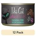 thumbnail image 1 of (12 pack) Tiki Cat After Dark Whole Foods Wet Cat Food, Chicken & Pork, 5.5 oz. Can, 1 of 9