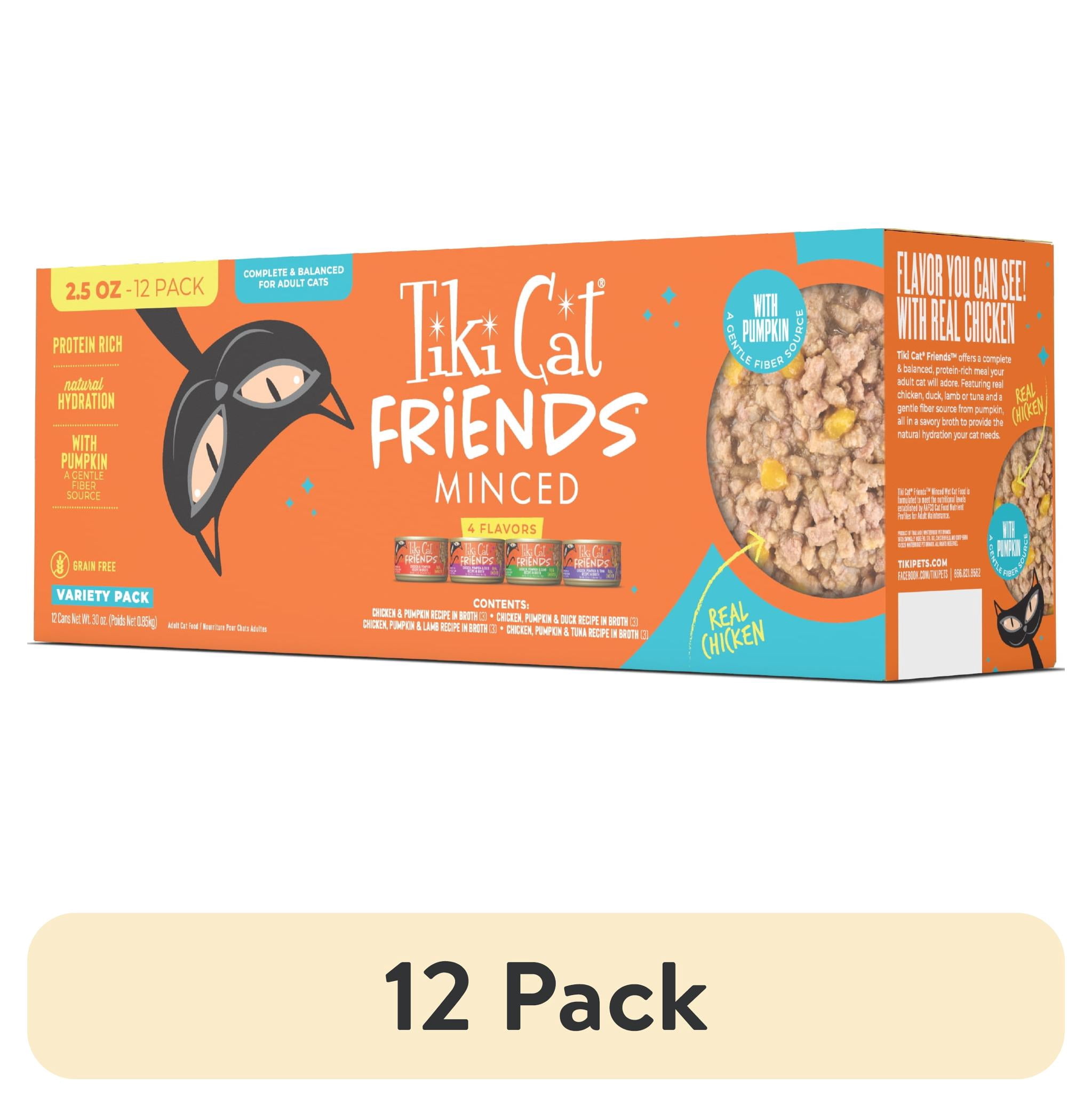 (12 pack) Tiki Cat Friends Chicken, Variety Pack, 2.5 oz. Cans (12 Count)