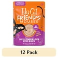 thumbnail image 1 of (12 pack) Tiki Cat Friends Mousse Chicken, Pumpkin & Duck Recipe in Broth, 2.5 oz. Pouch, 1 of 10