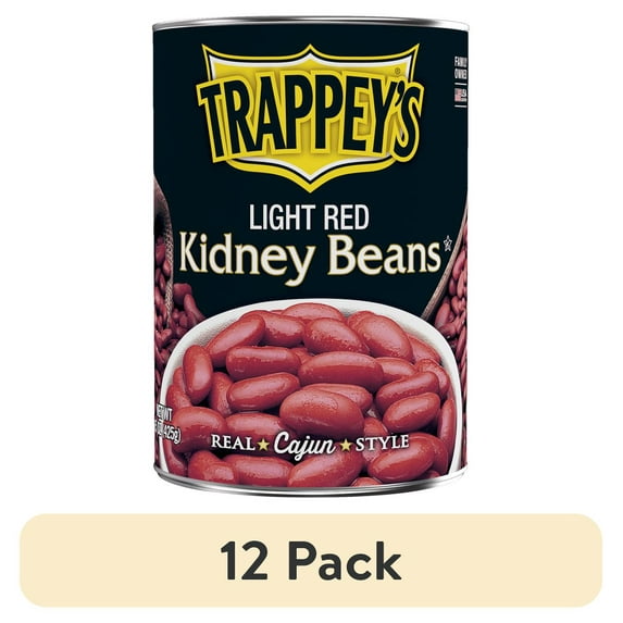 (12 pack) Trappey's Light Red Kidney Beans, 15 oz., Can