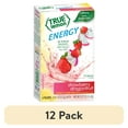 thumbnail image 1 of (12 pack) True Lemon Strawberry Dragonfruit Energy Drink Mix, 0 Sugar, No Artificial Sweeteners, 6 Count Box, 1 of 13