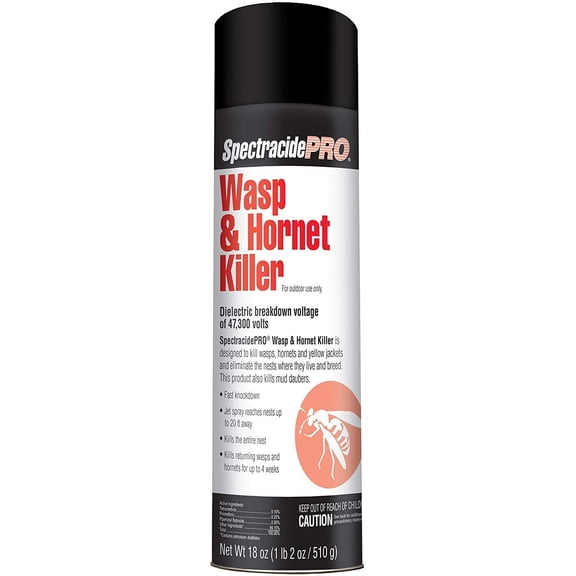 12-pack United Industries Wasp & Hornet Killer Pro Spray - Insecticide - 12 Pack, 18 oz — Residential Use, Standard Application
