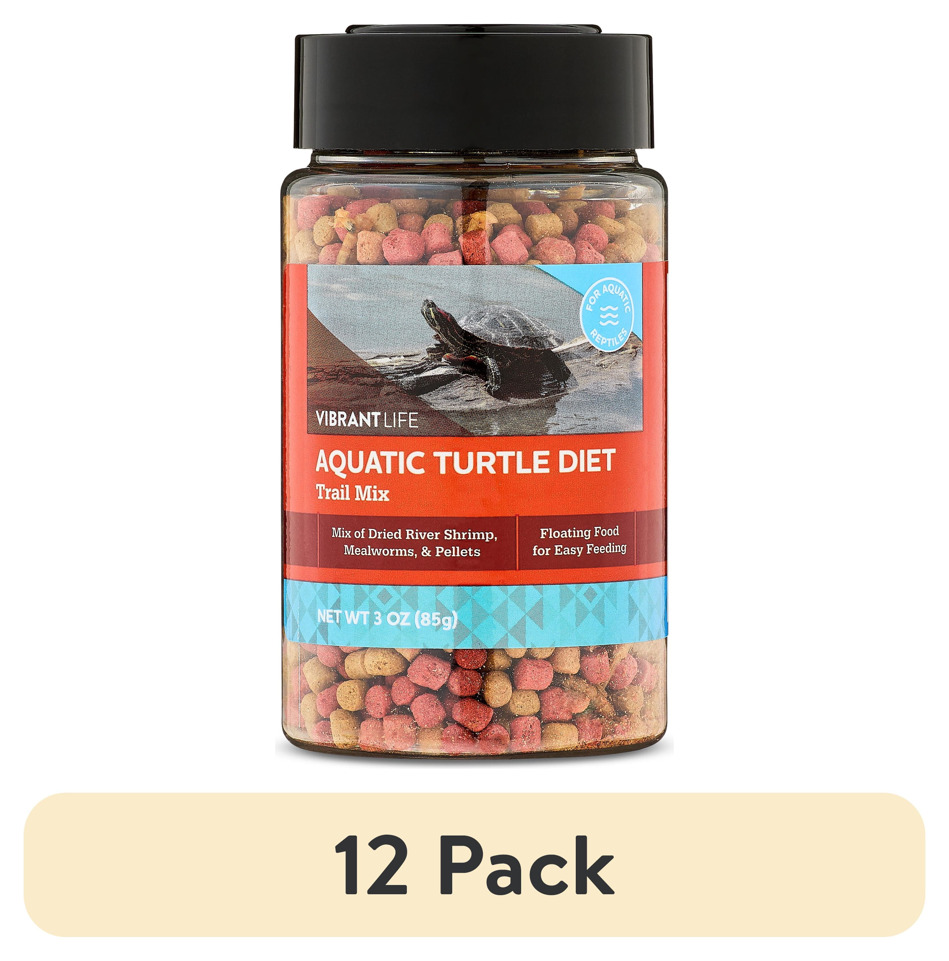 (12 pack) Vibrant Life Aquatic Turtle Diet Trail Mix, 3 oz