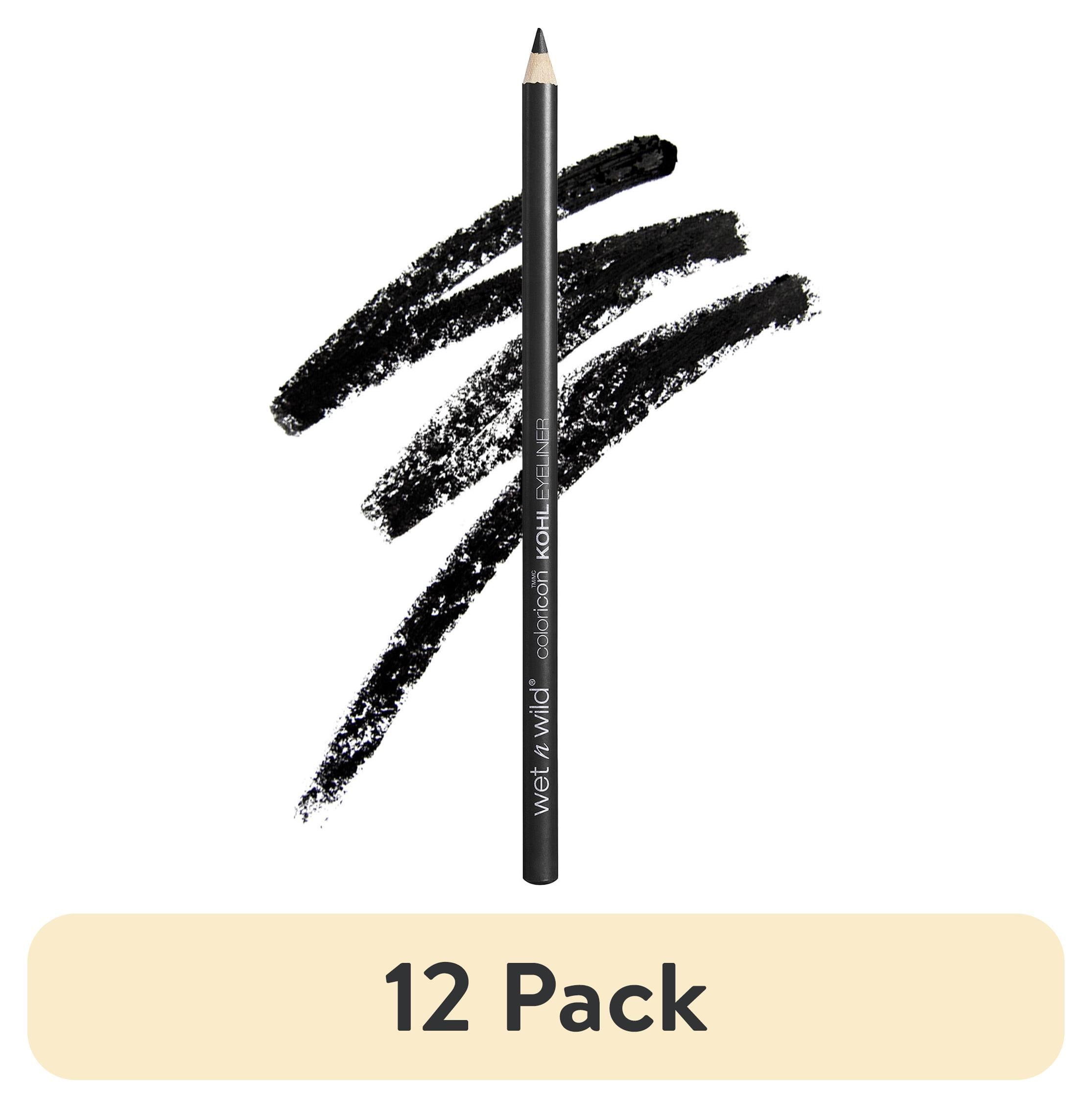 (12 pack) Wet n Wild Color Icon, Lightweight Kohl Eyeliner Pencil, Baby's Got Black, 0.04 oz