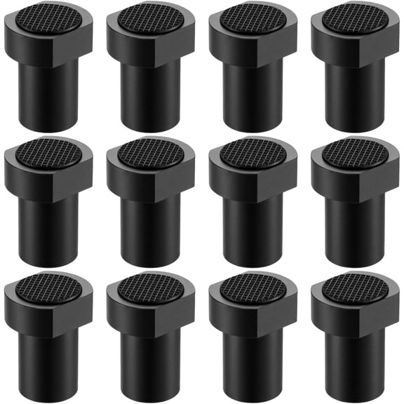 12 pack aluminum non-slip pads 3/4 inch (19), vise clamp accessories, stoppers for woodworking, workbench accessories