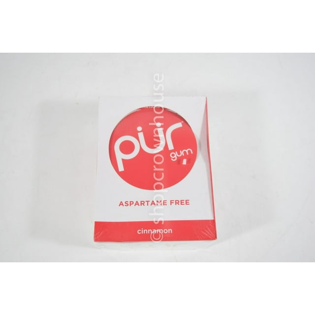 12 packs Pur CINNAMON Gum No Aspartame Sugar Free NONGMO 01/24/2024