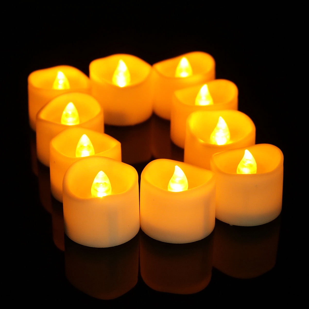 12 packs of electronic candle lights, Christmas wedding birthday