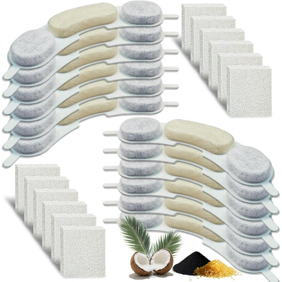 12 packs of replacement filters, compatible with Smartoo 7 liters/25 ounces/1.8 quarts