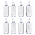 thumbnail image 1 of 12 pc 200ml Refillable PET Plastic Spray Bottles Empty Pump Bottles for Liquid Clear 5.3x15.7cm Capacity: 200ml(6.76 fl. oz), 1 of 5
