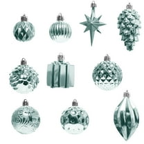 12 pc Christmas Ball Bauble Ornament Glittering Christmas Indoor Outdoor Hanging Decoration Holiday Party Wedding Halloween Thanksgiving Valentine's Day Decor