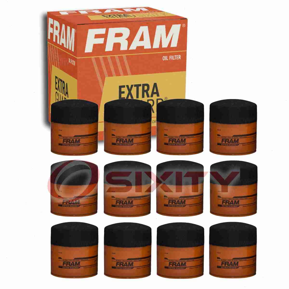 12 pc FRAM PH25 Extra Guard Engine Oil Filters for 1-43 5557147R91 AL43 ...