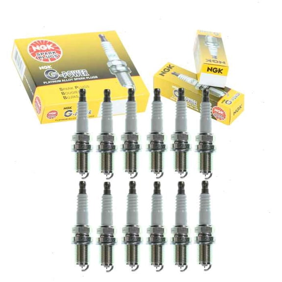 12 pc NGK G-Power Spark Plugs compatible with Chrysler Crossfire 3.2L V6 2004-2008