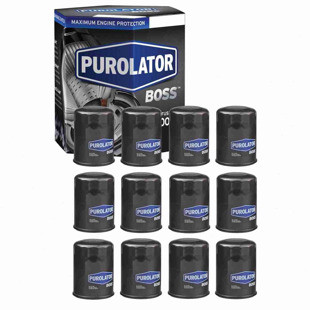 12 pc Purolator BOSS PBL14610 Engine Oil Filters for Oil Change Lubricant Filters Fits select: 2002-2023 HONDA CR-V, 2001-2023 HONDA CIVIC