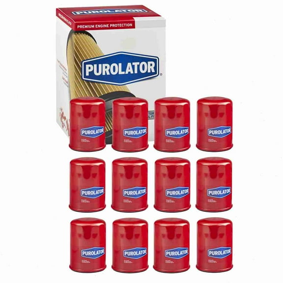 12 pc Purolator L14610 Engine Oil Filters for 164 61356 Oil Change Lubricant Filters Fits select: 2002-2024 HONDA CR-V, 2001-2023 HONDA CIVIC