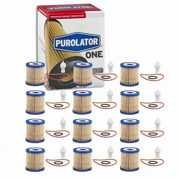 12 pc Purolator ONE PL25608 Engine Oil Filters for Oil Change Lubricant Filters Fits select: 2006-2018 TOYOTA RAV4, 2007-2023 TOYOTA CAMRY