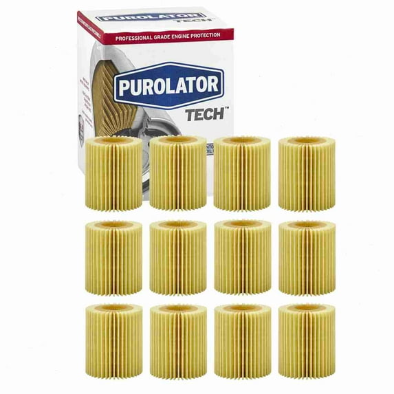 12 pc Purolator TECH TL25609 Engine Oil Filters for 04152-31060 04152-31080 04152-38010 04152-YZZA2 04152-YZZA3 04152-YZZA5 27173 57173 61857173 7173 84173 AL10158 ALO-8155 ALO24 CF5609 CH10158