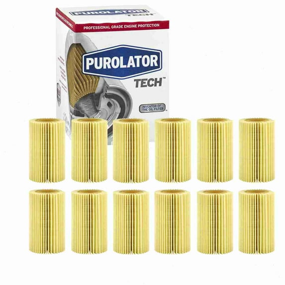 12 pc Purolator TECH TL25702 Engine Oil Filters for 04152-38020 04152-51010 04152-YZZA4 27041 47041 57041 57041XP 61857041 67041 7041 84041 ALO-8170 CF5702 CF625 CH10295 COC10295 EA15K04 FP10295