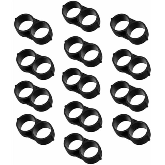 12 pcs 1/2 Inch Drip Tubing End Closure, Drip Irrigation Universal Hose End Cap Plugs Fitting 21.5mm