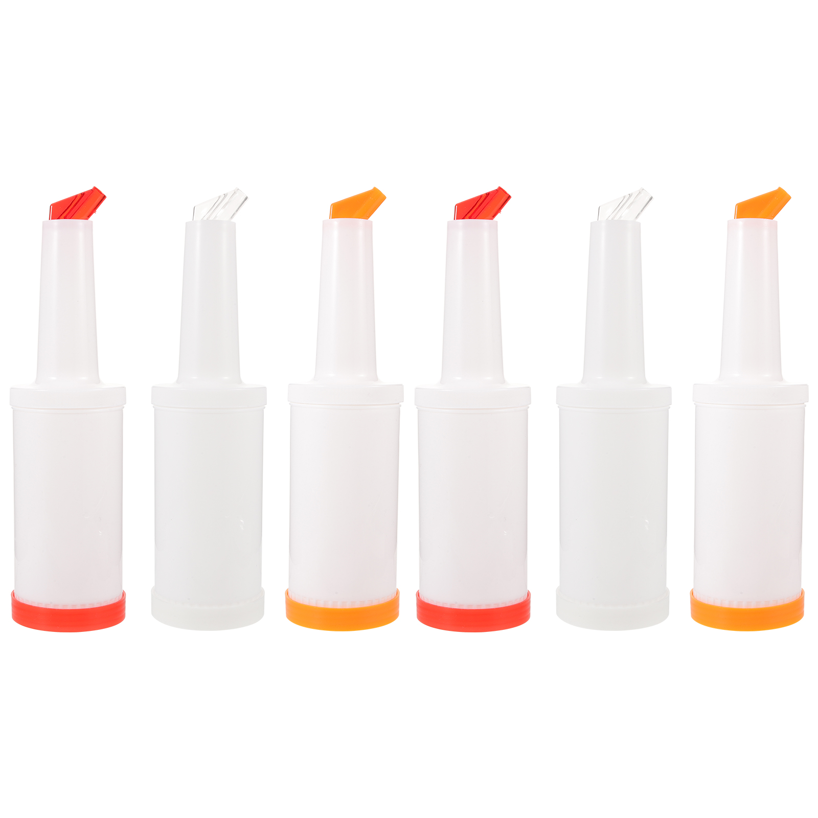 12 pcs 1L Fruit Juice Liquor Bar Pour Bottles Plastic Juice Jug