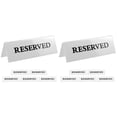 thumbnail image 1 of 12 pcs  Acrylic Reserved Signs Acrylic Reserved Signs Acrylic Table Reserved Signs for Wedding Restaurant, 1 of 8