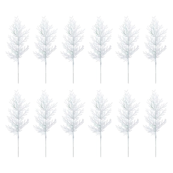 12 pcs Christmas artificial pine branches Greenery for Festive and Seasonal Arrangements