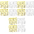 thumbnail image 1 of 12 pcs Clips Accessories Fine Small Veil Comb Teeth Girls Women French Bridal Clip Metal Side Wedding Gold Combs for Flexible Silver Hair Decorative, 1 of 5