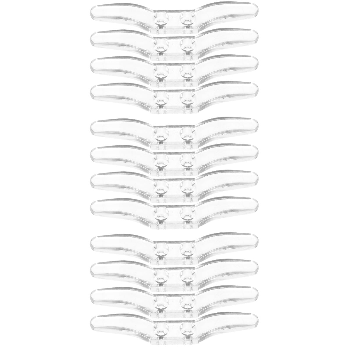 12 pcs Curtain Roller Positioning Hooks Blinds Hook Vertical Blind