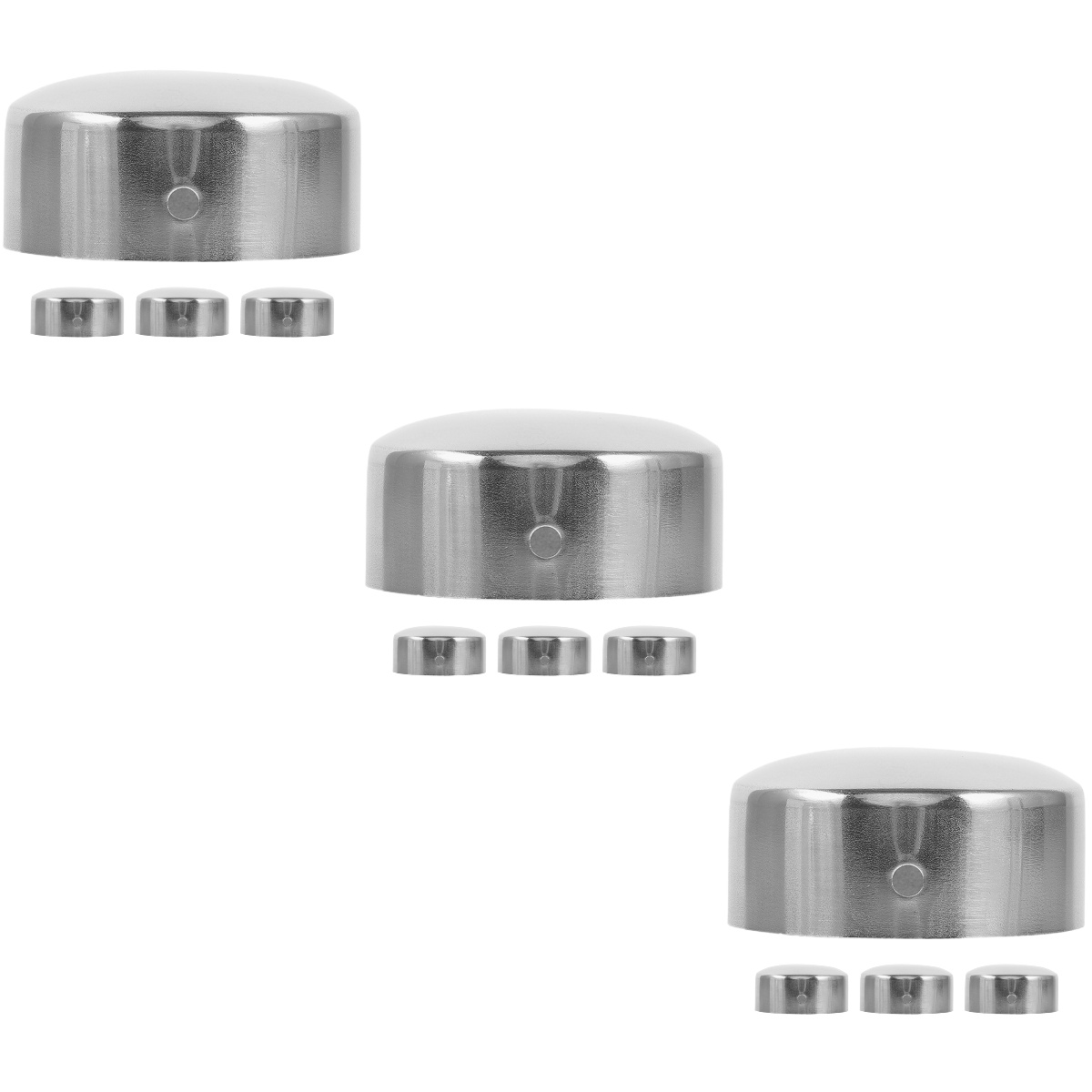 12 pcs Handrail End Caps Stainless Steel Handrail Stair End Caps Stair