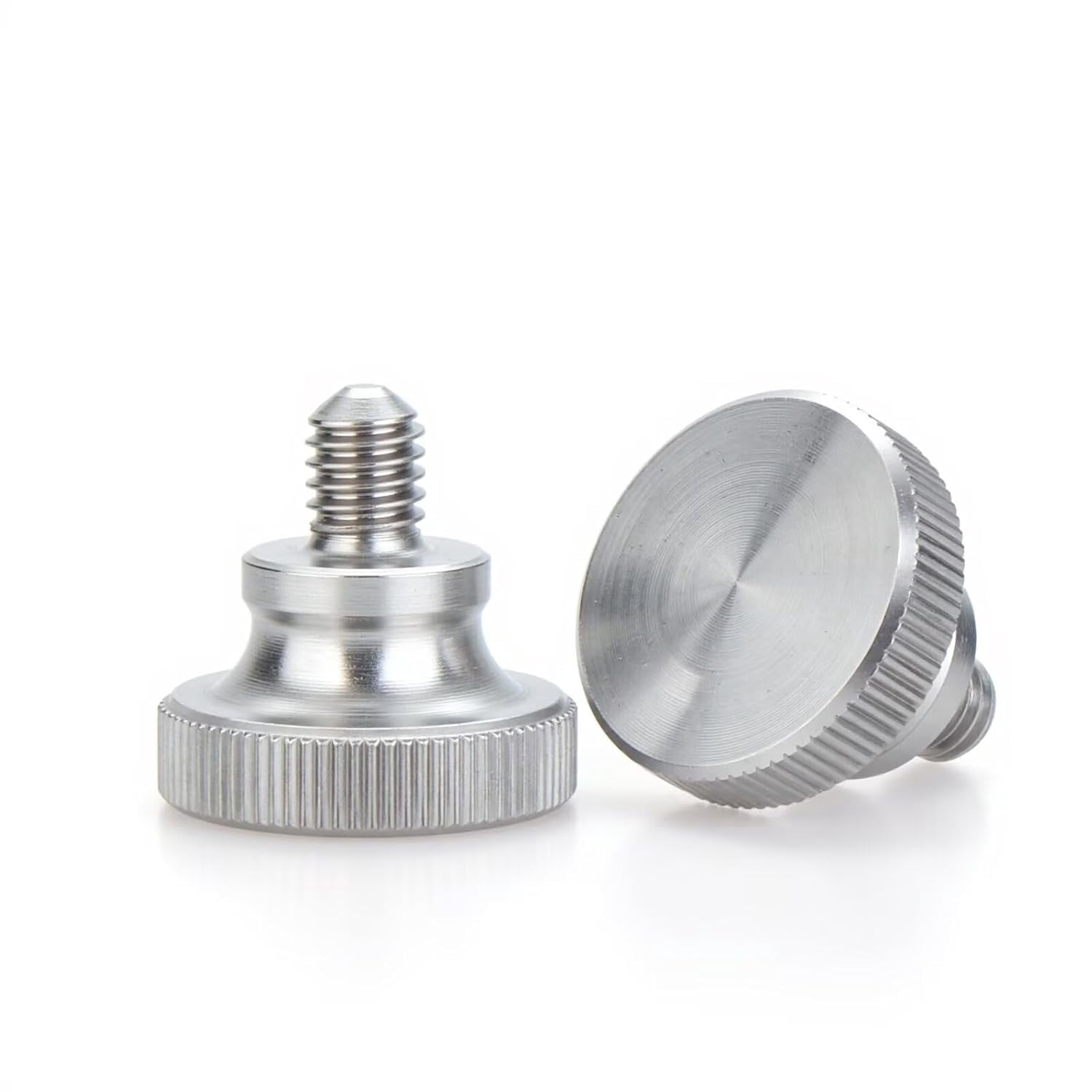 12 pcs M3 x 8 Knurled Thumb Screws 304 Stainless Steel, Flat Head with ...