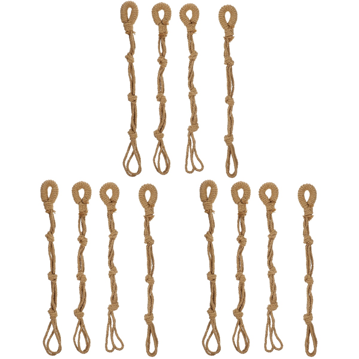 12 pcs Macrame Plant Holder Macrame Flower Pot Hanger Ropes Planter