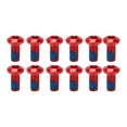 thumbnail image 1 of 12 pcs Mountain Bike Disc Screws, Alloy Steel Disc Rotor Screws, Bike Disc Brake Rotor Bolts Screws for Road Bike Mountain Bike (Red), 1 of 9