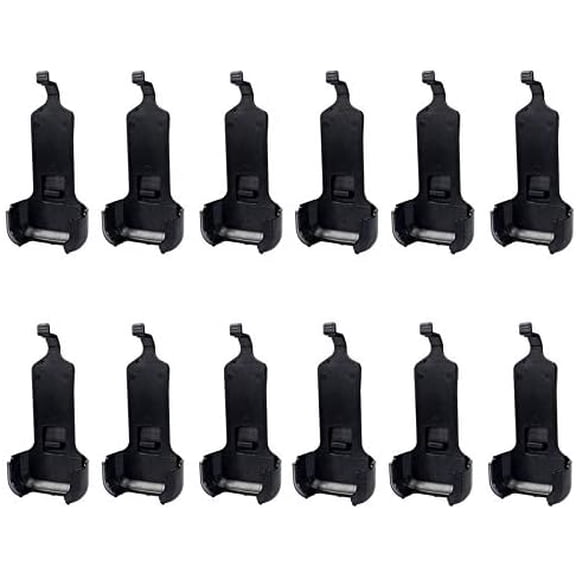 12 pcs Original Walkie Talkie Belt Clip Compatible with Two Way Radio LT-316 WLN KD-C1 Retevis RT22 Zastone X6 NKTECH NK-U1 Zeadio ZS-B1 TIDRADIO TD-M8 RADTEL RT-10 RADIODDITY R1