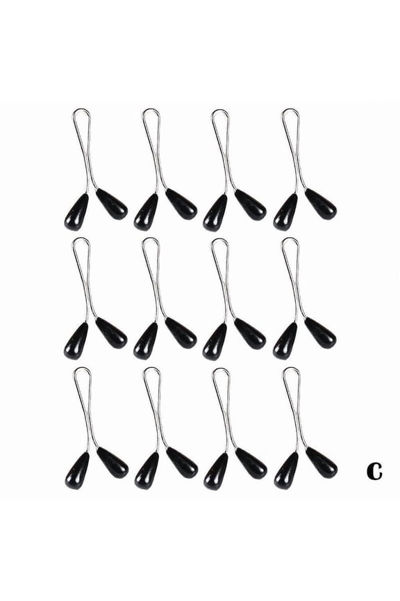 12 pcs Oval Diamante Hijab Pin Clips Brooch Scarf Shawl Drop Water G4S4 R4P9