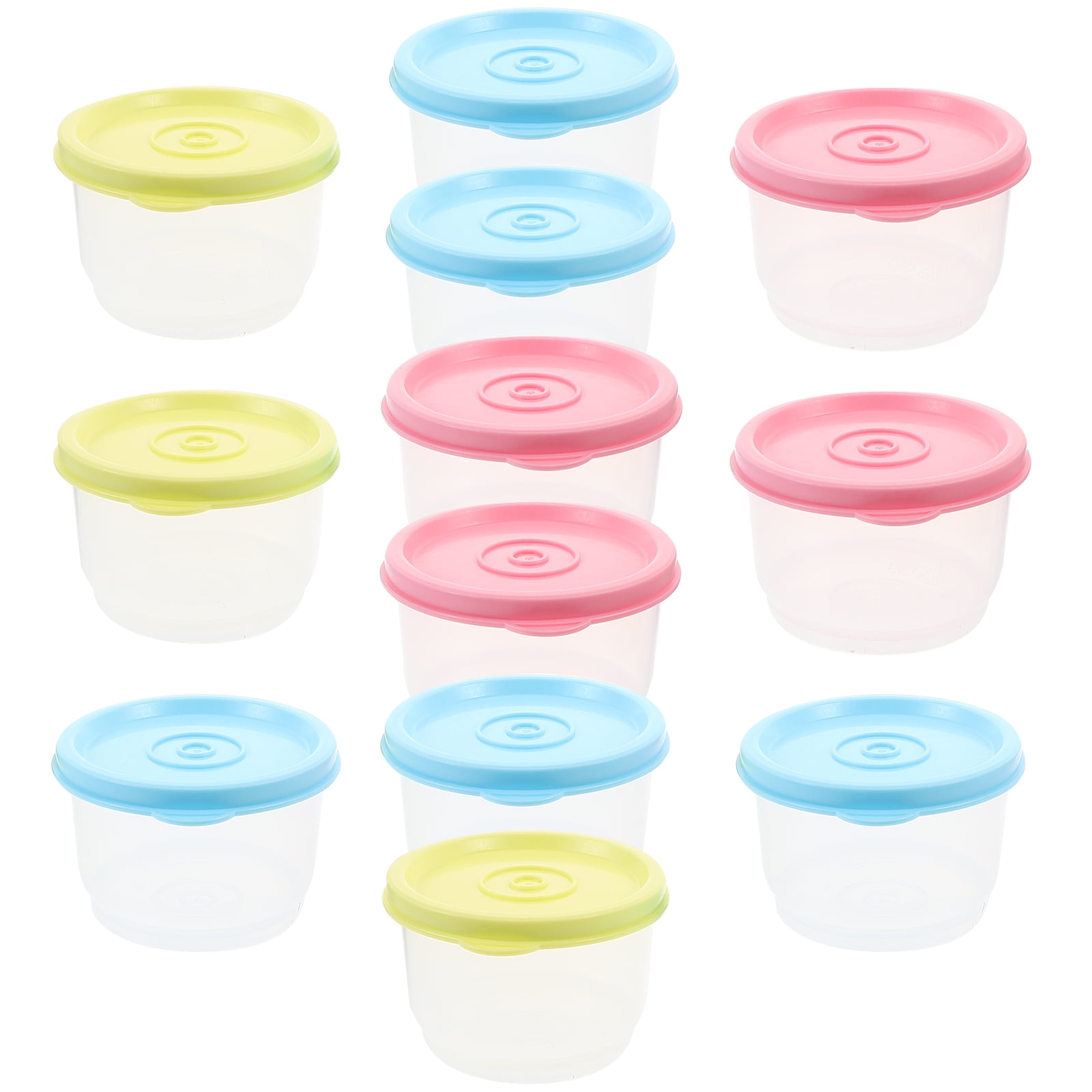 12 pcs Plastic Snack Storage Box Airtight Storage Container Reusable ...