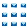 thumbnail image 1 of 12 pcs Valentine Heart Greeting Cards Set - Foldable Color Love Note Cards for Anniversary Wedding Birthday Christmas Party Essentials & Sincere Emotional Expressions, 1 of 5