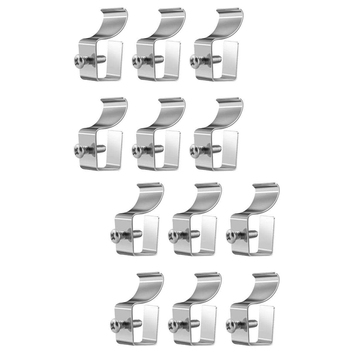 12 pcs Vinyl Siding Screws Hooks Steel Outdoor Siding Screw Hanger No