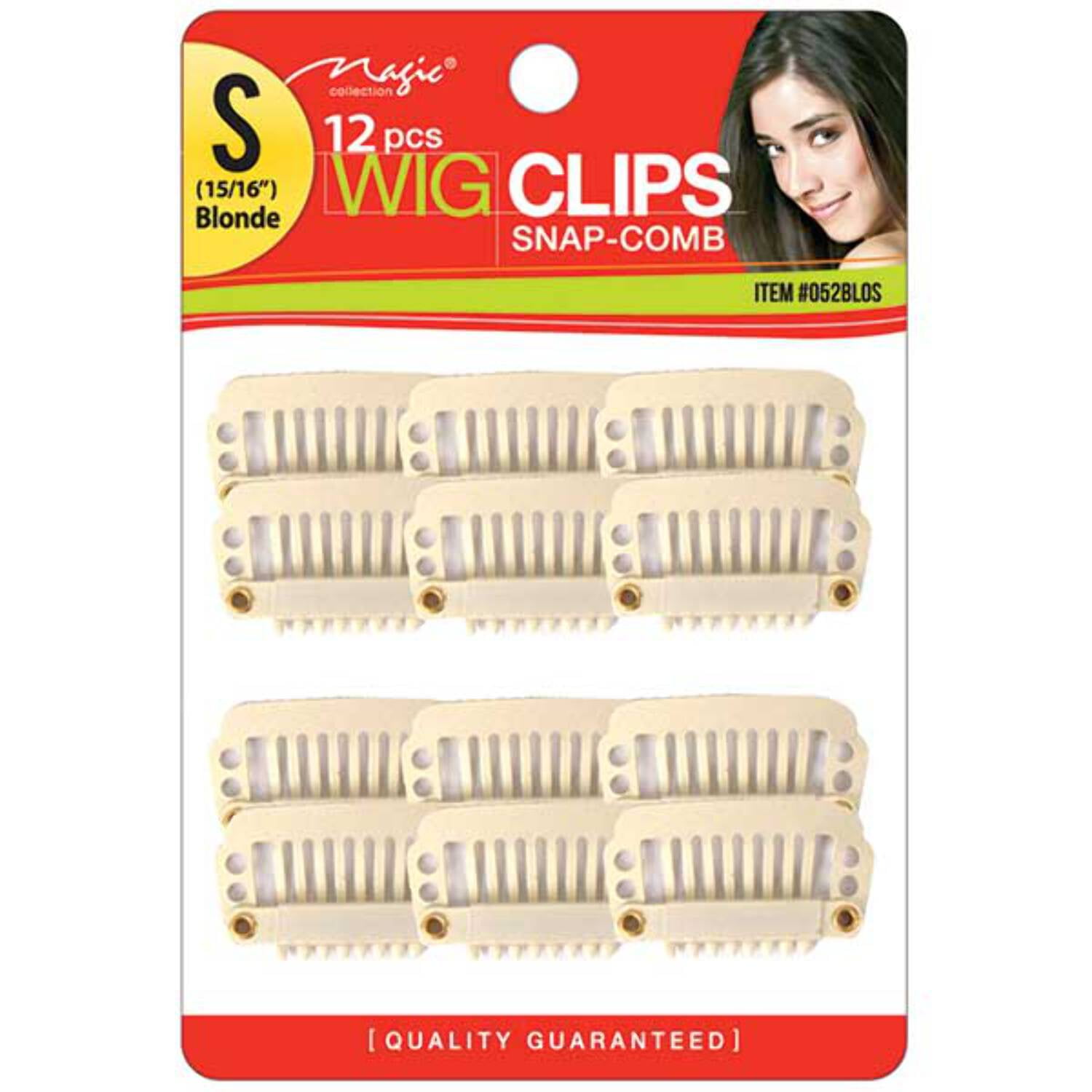 Snap on wig clips Blonde Snap on wig clips Blonde