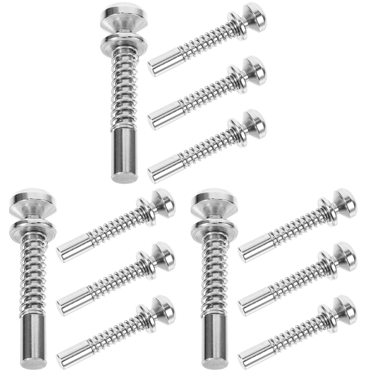12 pcs Window Screen Plunger Latches Security Spring Latches for Cages
