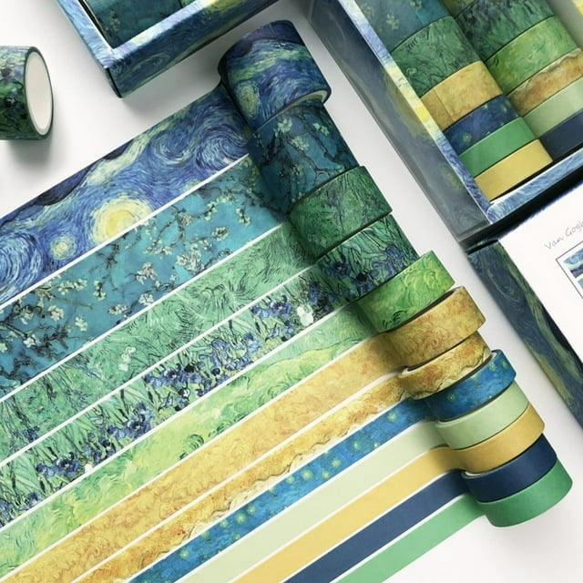 12 pcs/set Vintage Chinese  Style Washi Tape Set Scrapbooking DIY Journal Stationery Masking Adhesive Tape School Office