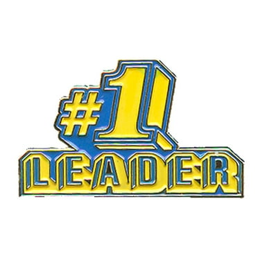 12 pieces 2" Custom Activity Scouts Applique Fun Patches - #1 Leader Pin