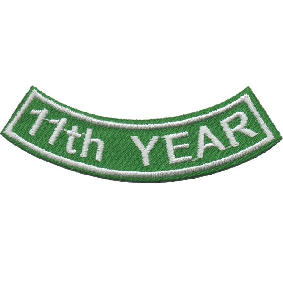 12 pieces 2" Custom Activity Scouts Applique Fun Patches - 11th Year Rocker