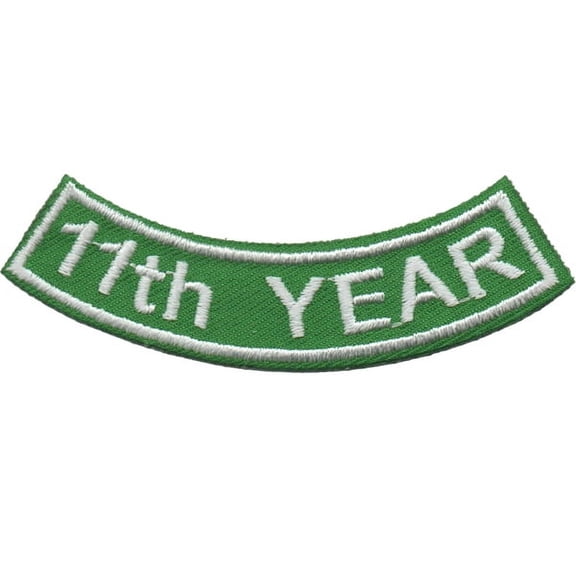 12 pieces 2" Custom Activity Scouts Applique Fun Patches - 11th Year Rocker
